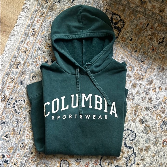 Columbia Green Sweatshirt Hoodie Pullover - Picture 1 of 2